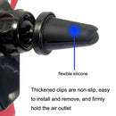 JQ00039 Metal Car Gravity Air Outlet Mobile Phone Holder(Red)