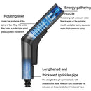 YYS-491 Aluminum Alloy Car Wash High Pressure Sprinkler Household Car Wash Tool Set(Black)