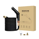 YYS-491 Aluminum Alloy Car Wash High Pressure Sprinkler Household Car Wash Tool Set(Black)