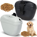 2PCS Silicone Dog Food Bag Portable Dog Training Treat Bag(Green)