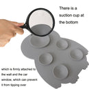 Silicone Dog Licking Pad Pet Slow Food Tray Placemat Dog Food Relieving Pad(Grey)