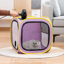 Pet Drying Box Dog Hair Drying Cat Bath Drying Bag, Style: Sugar Cube+Hair Comb