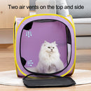 Pet Drying Box Dog Hair Drying Cat Bath Drying Bag, Style: Sugar Cube+Hair Comb