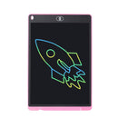 LCD Writing Board Children Hand Drawn Board, Specification: 12 inch Colorful (Light Pink)