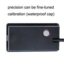 Waterproof LCD Two-wire Lead-acid Lithium Battery Digital Display Voltage Meter 8-72V (White)