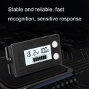 Waterproof LCD Two-wire Lead-acid Lithium Battery Digital Display Voltage Meter 8-72V (White)