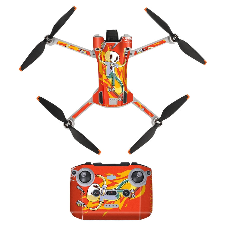 Sunnylife Drone+Remote Control Protective Sticker For DJI Mini 3 Pro Standard Version( Skateboard)