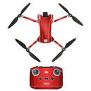 Sunnylife Drone+Remote Control Protective Sticker For DJI Mini 3 Pro Standard Version(Aurora Red)