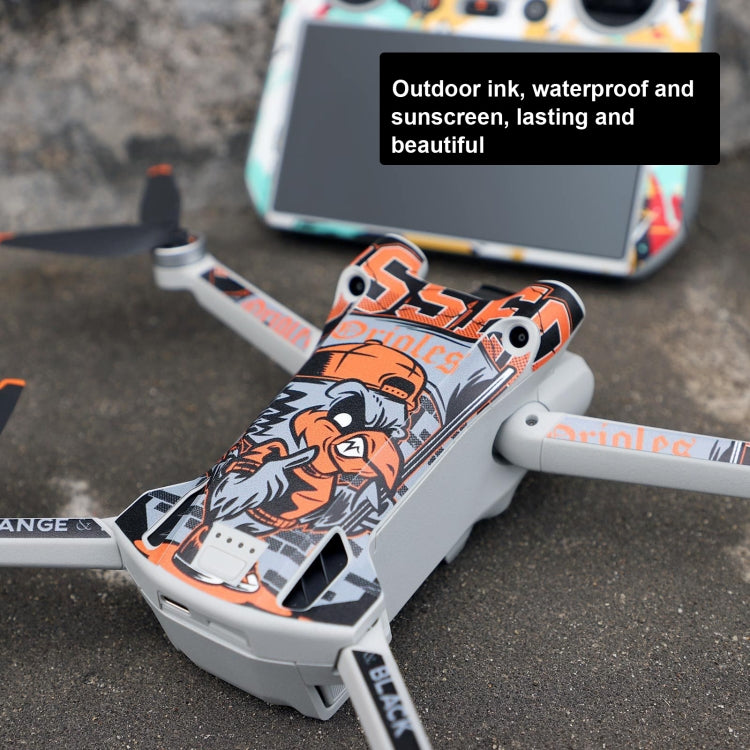 Sunnylife Drone+Remote Control Protective Sticker For DJI Mini 3 Pro RC Version( Time Gate)