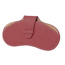 PU Leather Portable Glasses Bag Glasses Case Compression Sunglasses Storage Bag(Brown)