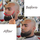 4 PCS Beard Styling Ruler Shaving Tools(Black)
