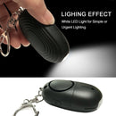 Self Defense Alarm Outdoor LED Personal Alarm(Black)