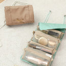 4 In 1 Women Travel Portable Waterproof Mesh Cosmetic Bag(Cherry Pink)