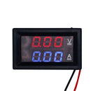 Dual-Display Voltage Current Meter Digital DC Voltage Meter, Specification: 50A (Red)