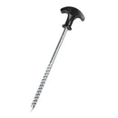4 PCS Outdoor Canopy Tent Ground Pegs Stainless Steel Threaded Nails