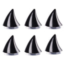 6PCS Motorcycle Helmet Devil Sucker Decoration, Style: Small Horns (Black)
