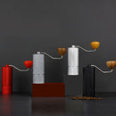 CNC Stainless Steel Hand Crank Coffee Bean Grinder, Specification: Pentagon Gray