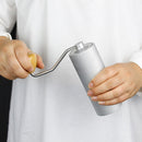 CNC Stainless Steel Hand Crank Coffee Bean Grinder, Specification: Pentagon Gray