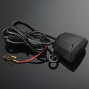 2 PCS Motorcycle Dual USB Charger Waterproof Handlebars Rearview Mirror Universal(Trapezoidal)