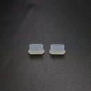 2 Sets Drone Body Remote Control Charging Port Dust Plug for DJI Mini 3 Pro(Transparent )