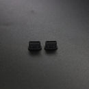 2 Sets Drone Body Remote Control Charging Port Dust Plug for DJI Mini 3 Pro(Black )