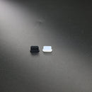 2 Sets Drone Body Remote Control Charging Port Dust Plug for DJI Mini 3 Pro(Transparent+Black )