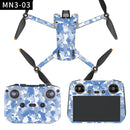 Flat Style Waterproof Anti-Scratch Sticker For DJI Mini 3 Pro RC With Screen Version(Mn3-03)