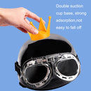 2PCS Motorcycle Crown Sucker Helmet Decoration(Yellow)
