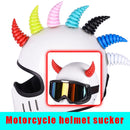 2PCS Motorcycle Horn Sucker Helmet Decoration(Pink)