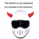 2PCS Motorcycle Horn Sucker Helmet Decoration(Pink)