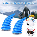 2PCS Motorcycle Horn Sucker Helmet Decoration(Pink)