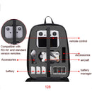 Waterproof Compression Hard Shell Backpack for DJI Mini 3 Pro, Size: 128 Large(Brushed Gray)