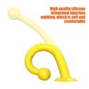 4PCS Motorcycle Helmet Soft Silicone Tentacle Sucker Decoration(Blue)