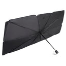 Car Windshield Telescopic Folding Thermal Insulation Parasol, Size: Silver Coated Small