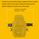 F415 Car Multifunctional Seat Back USB Fan(Yellow)