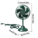 F502 Mini Hose Small Fan Car USB Fan(Green)