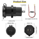 WUPP ZH-1705A3 Car Yacht USB Mobile Phone Charger Waterproof QC3.0 PD Fast Charging