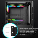 COOLMOON GT8 Graphics Card Bracket With 5V ARGB Multi-interface(Black )