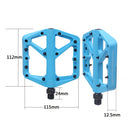 RACEWORK RK66 Mountain Bike Nylon Fiber Pedals(Grey)