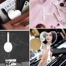 Handheld Small Mirror Portable Folding Mini Pocket Makeup Mirror, Color: 3.5 -inch Square