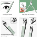 Nail Art Tool Set Nail Clippers Dead Skin Scissors Manicure Tool, Specification: 16 In 1 Pink