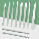 Nail Art Tool Set Nail Clippers Dead Skin Scissors Manicure Tool, Specification: 16 In 1 Coffee