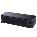 6 Bit Zipper Watch Box Storage Display Box PU Zipper Bag Watch Box(Black)