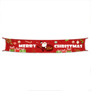 Christmas Ornaments Letters Banner Festive Party Scene Arrangement Props,Size:300 x 50cm(001)