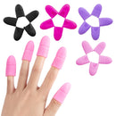 4 PCS Nail Removal Clip Free Silicone Finger Sleeves(Black)