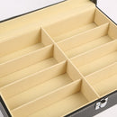 8 Bit Glasses Case Sunglasses Storage Display Box(Black)