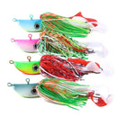 HENGJIA JIG Fish Head Beard Lead Hook, Specification: 40G(No. 3)