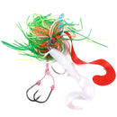 HENGJIA JIG Fish Head Beard Lead Hook, Specification: 40G(No. 3)