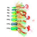 HENGJIA JIG Fish Head Beard Lead Hook, Specification: 120G(No. 2)