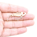 2 Sets HENGJIA VIB013 Metal VIB Fake Bait Electroplated Hard Bait, Specification: 4cm 7g(4 Colors)